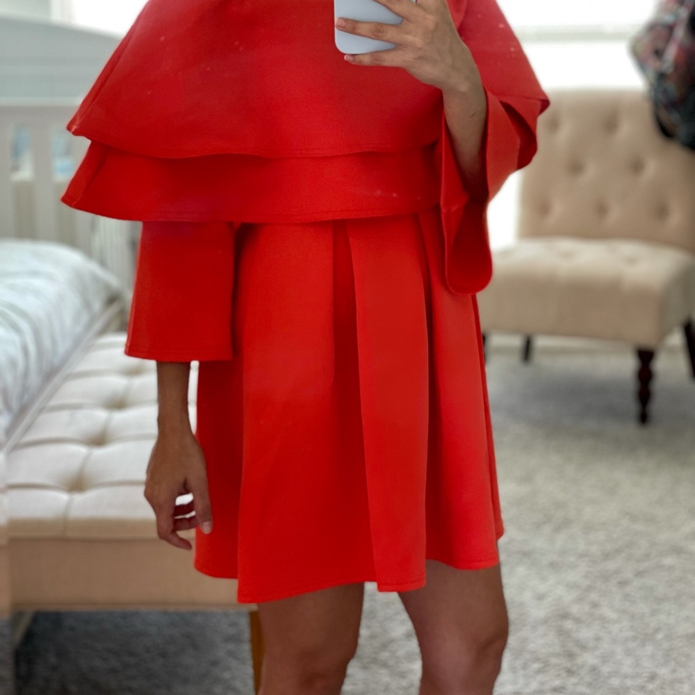 Red mini dress - Picture 2 of 4